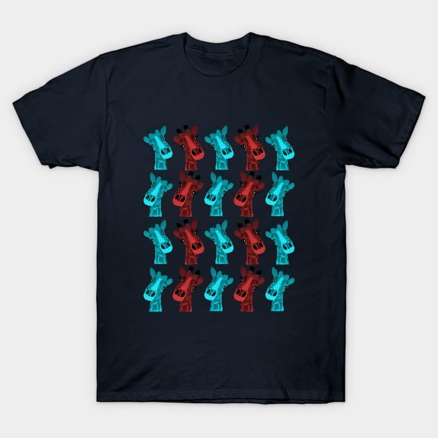 Giraffe Pattern T-Shirt by Swadeillustrations